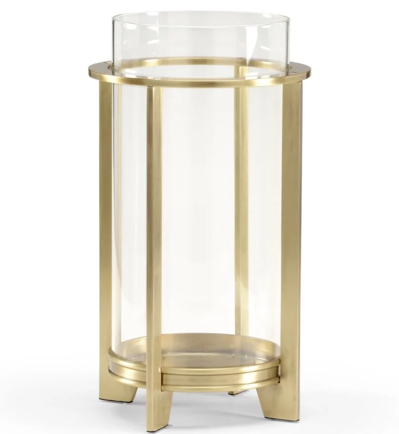 Oversized Brass Candleholder