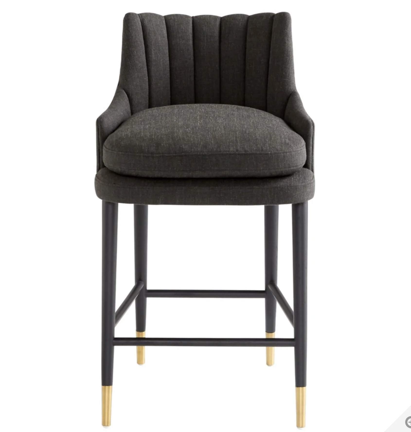 Tesoro Counter Stool in Black
