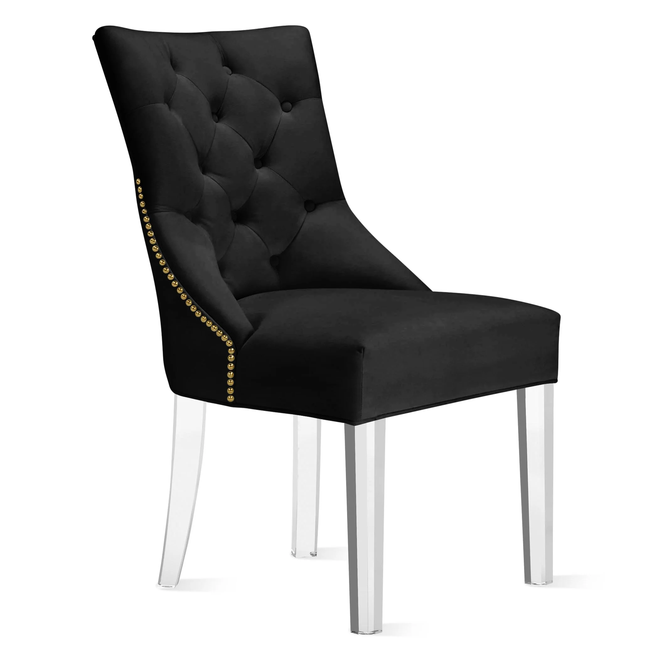 Nottingham Dining Chair - Acrylic (shown in Bella Black)