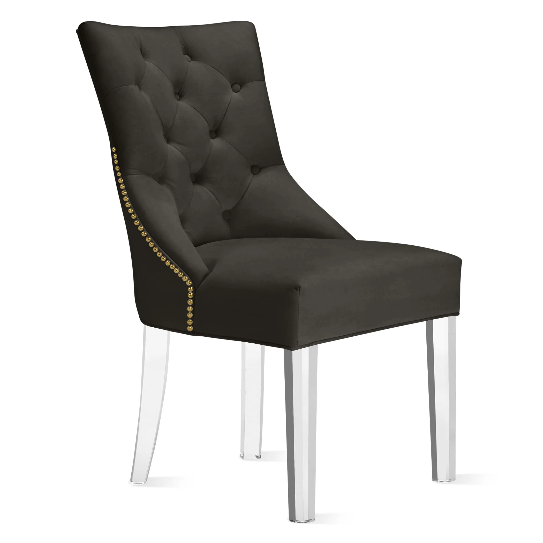 Nottingham Dining Chair - Acrylic (shown in Bella Smoke)