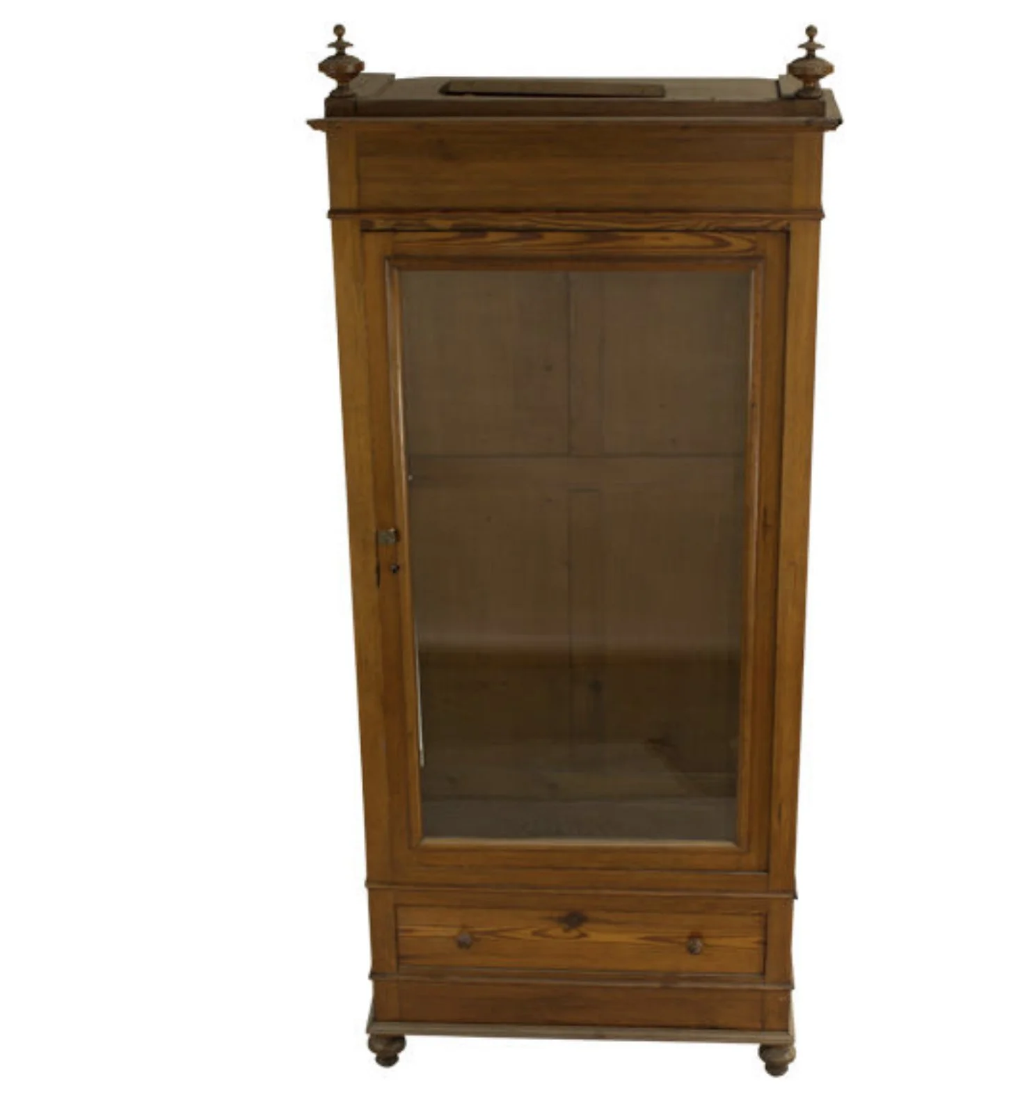 GLASS FRONT BOOKCASE