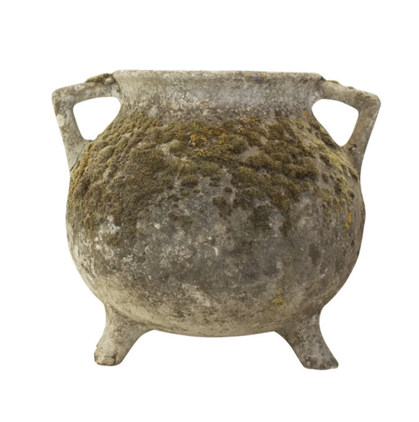 MEDIUM ITALIAN OLIVER OIL JAR WITH HANDLES, CIRCA 1800