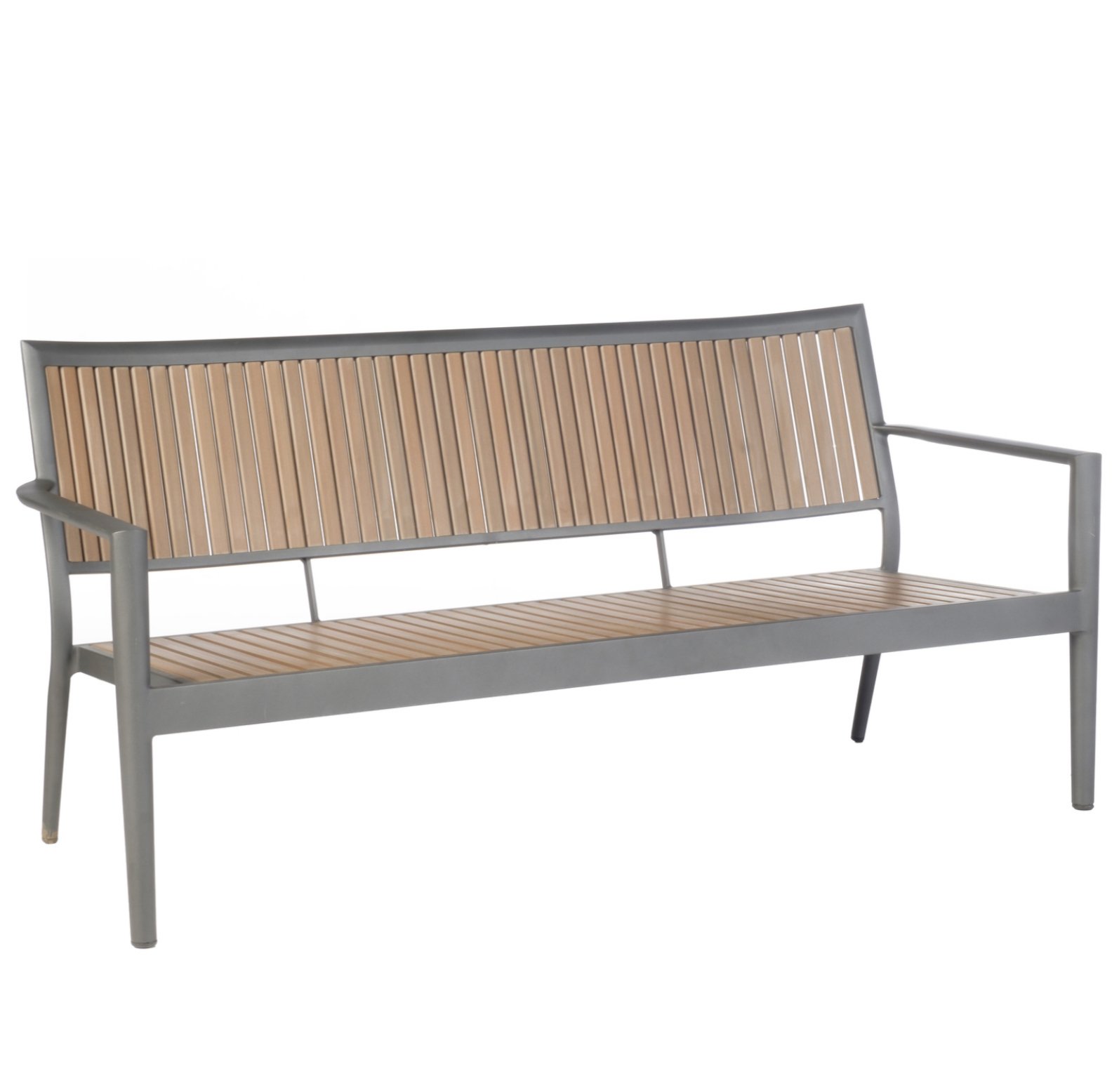 Penelope Aluminum / Polywood Deep Seating Sofa