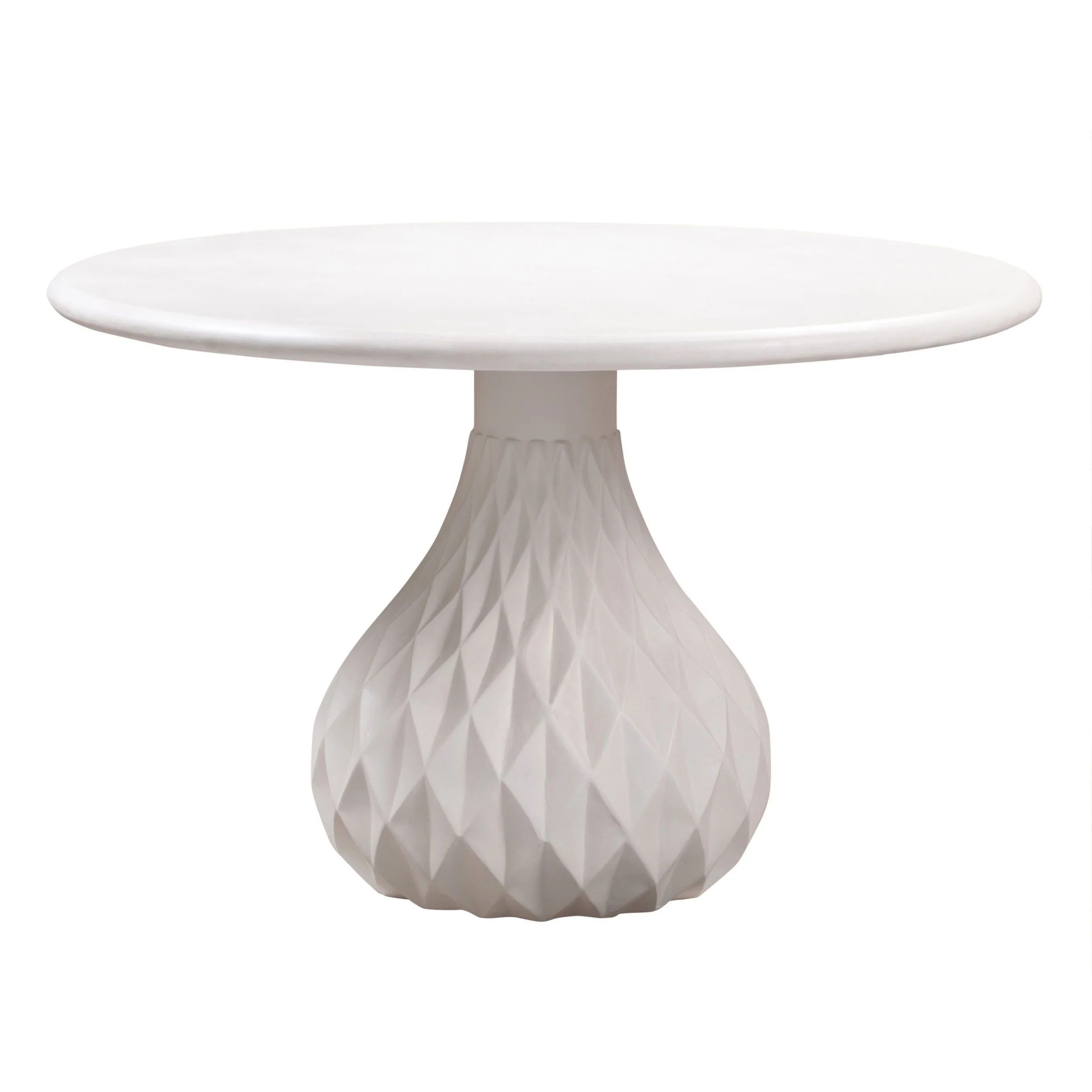 TULUM IVORY CONCRETE DINING TABLE