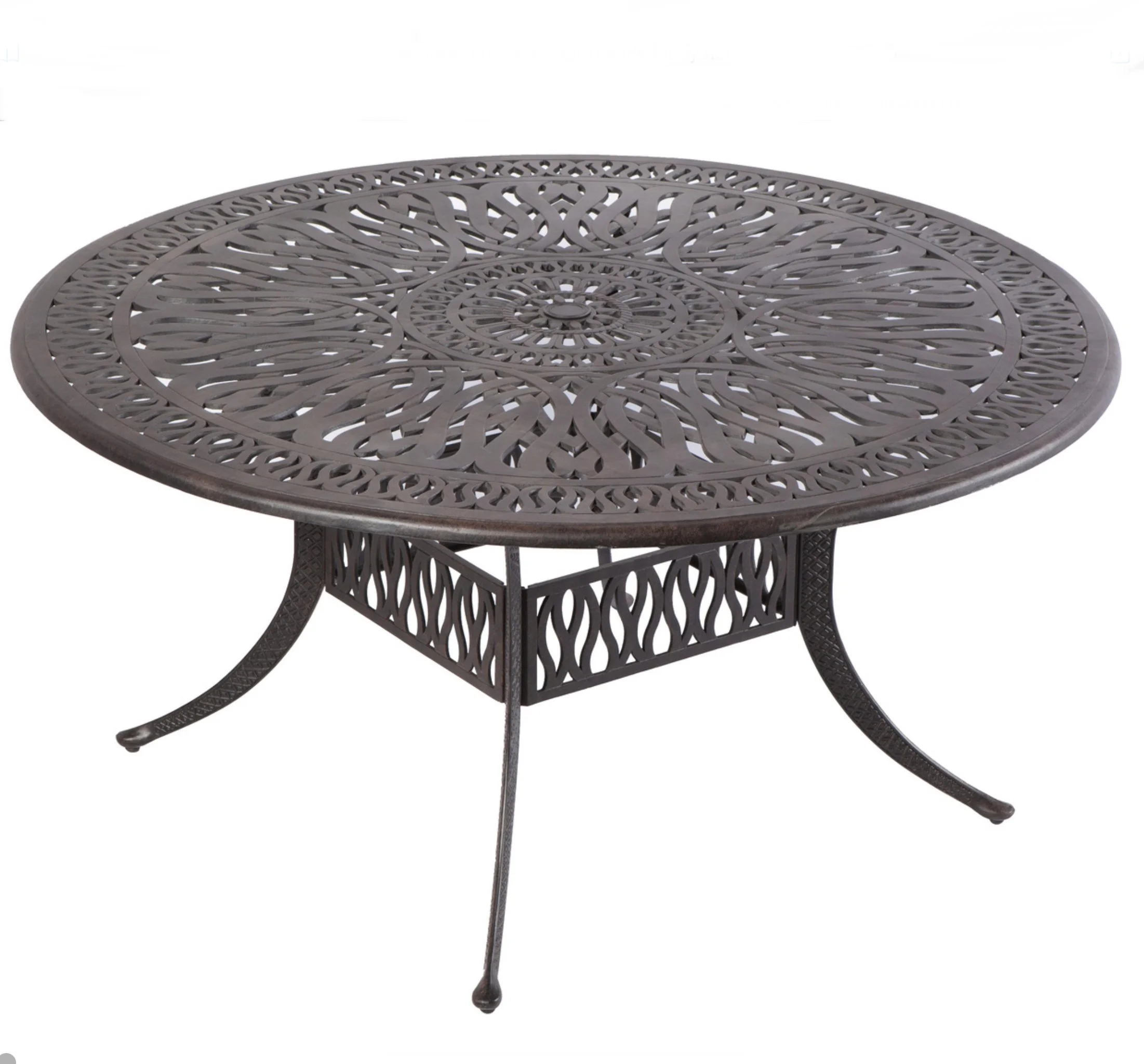 Kaleidoscope 48" Round Dining Table w/ Umb hole