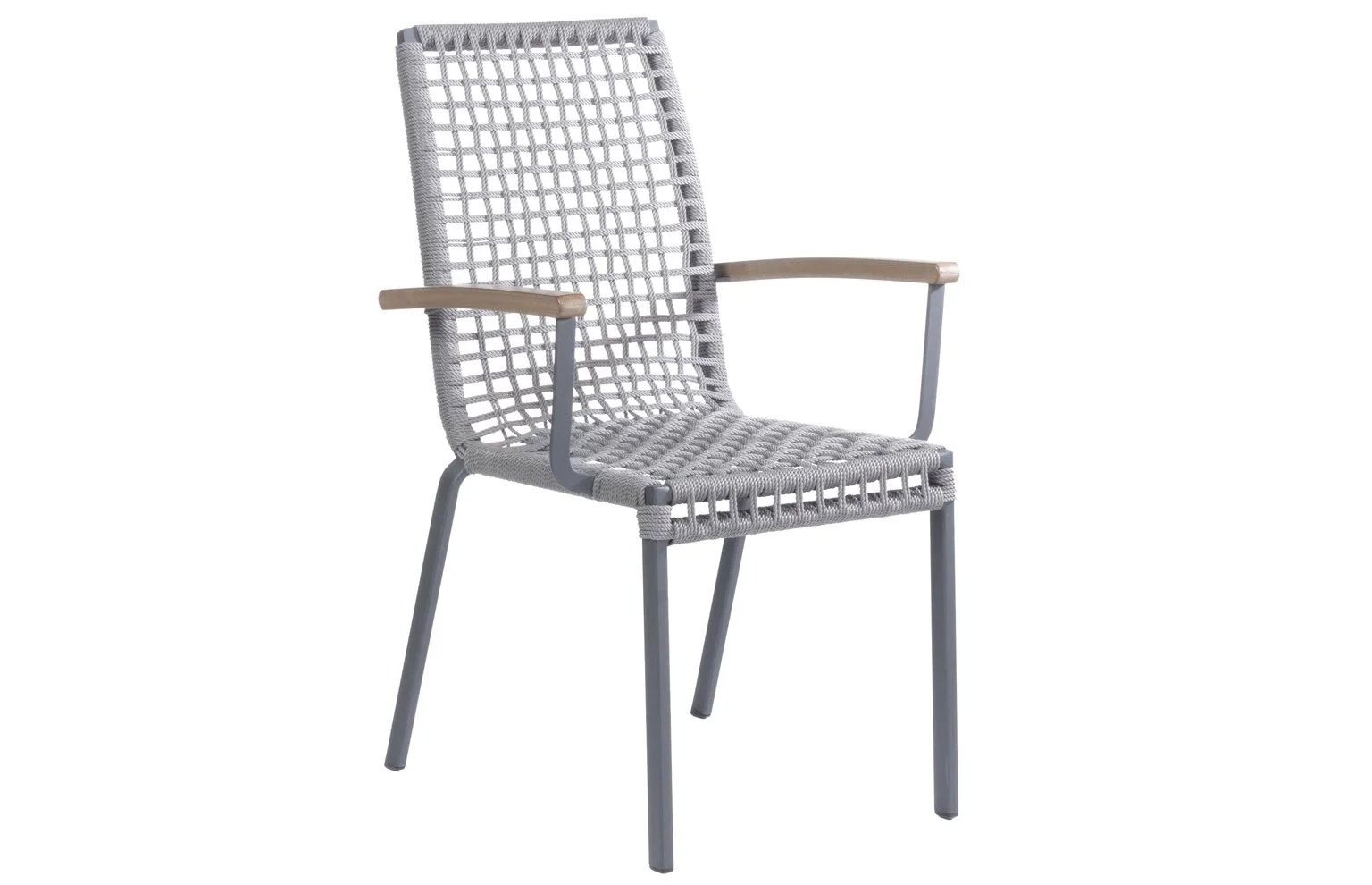 Penelope Stackable Rope Dining Arm Chair