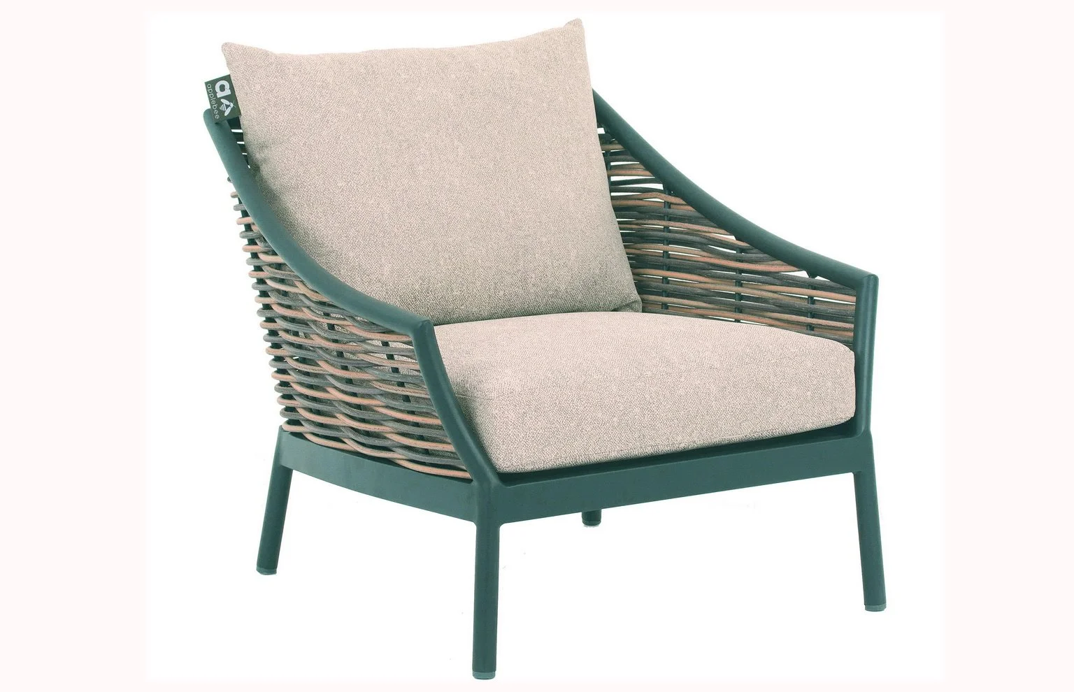 MILOU Wicker Deep Seating Lounge Chair w/ cushion