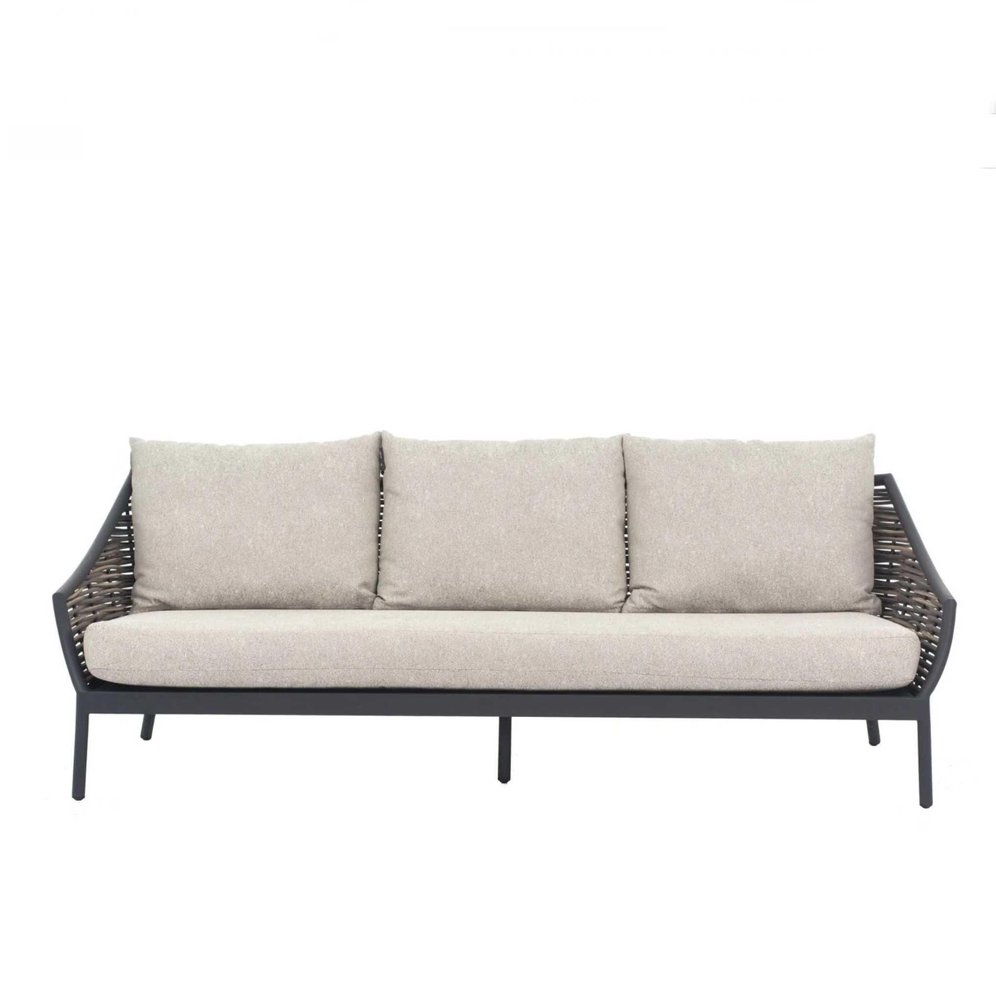 MILOU Wicker Deep Seating Sofa w/ cushion