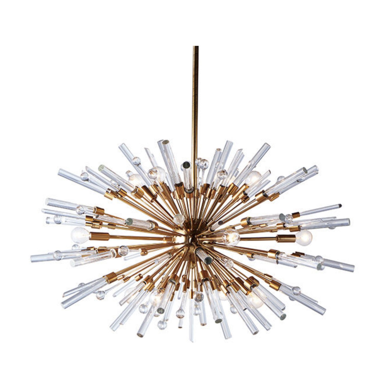 ANTIQUE BRASS GOLIATH STAR 32” Chandelier