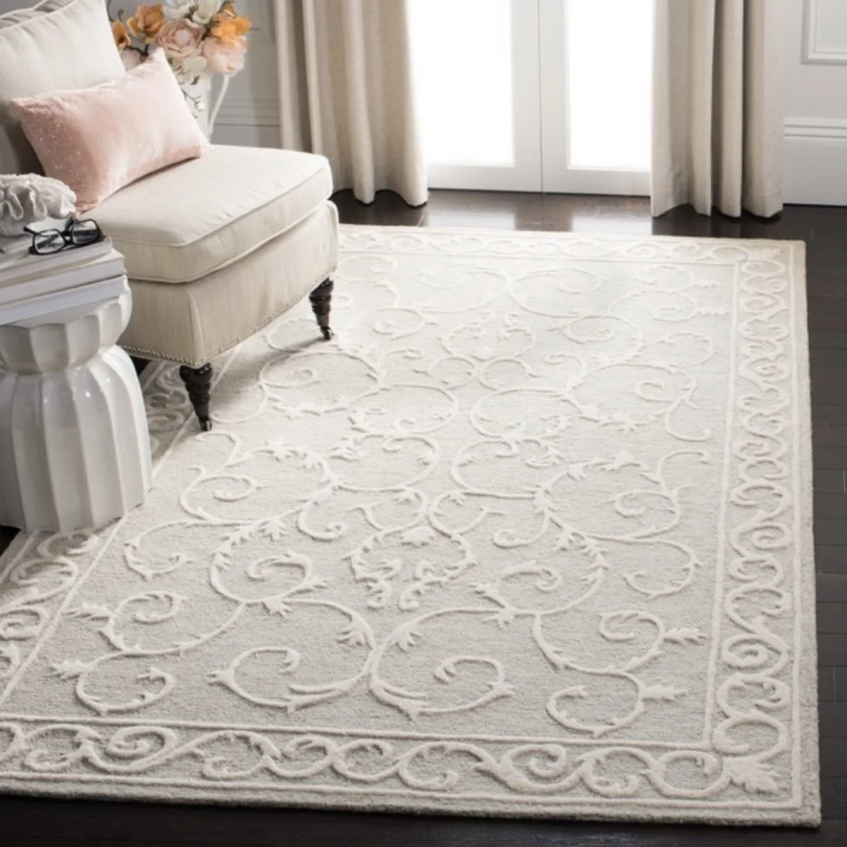 Acanthus Scroll Wool Rug