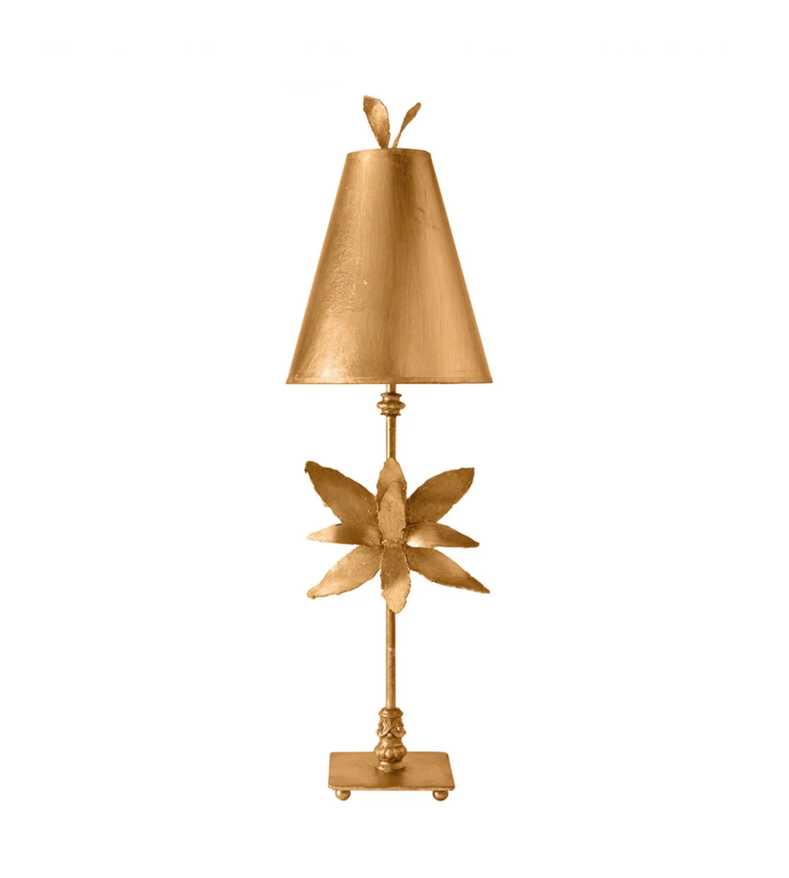 Azalea Gold Leaf Table Lamp