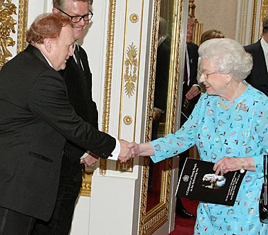 Mike and HM at Buckingham Palace.jpg