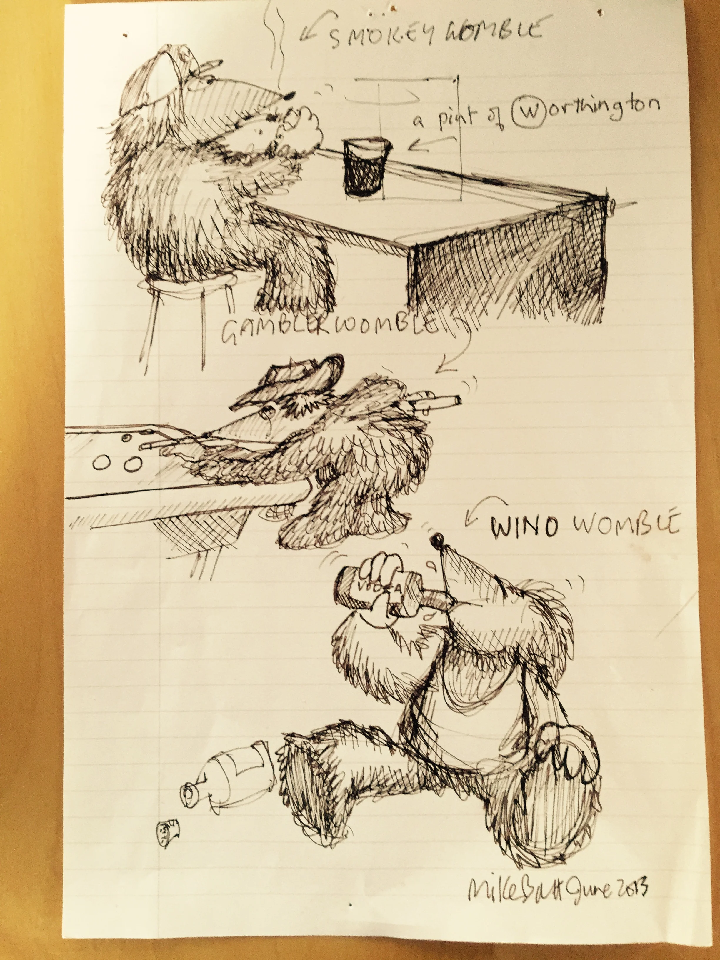 Naughty Womble sketches