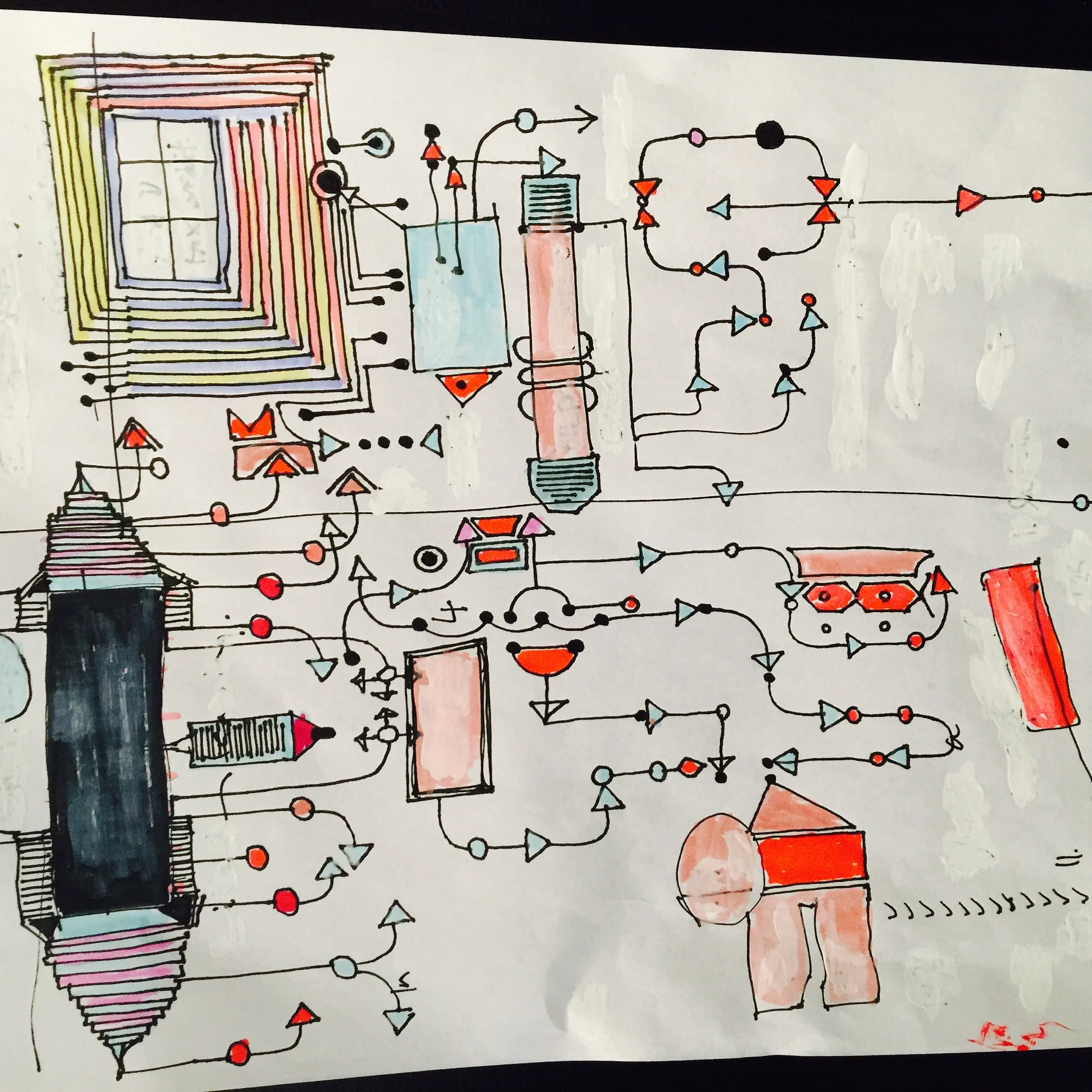 Doodle with connections