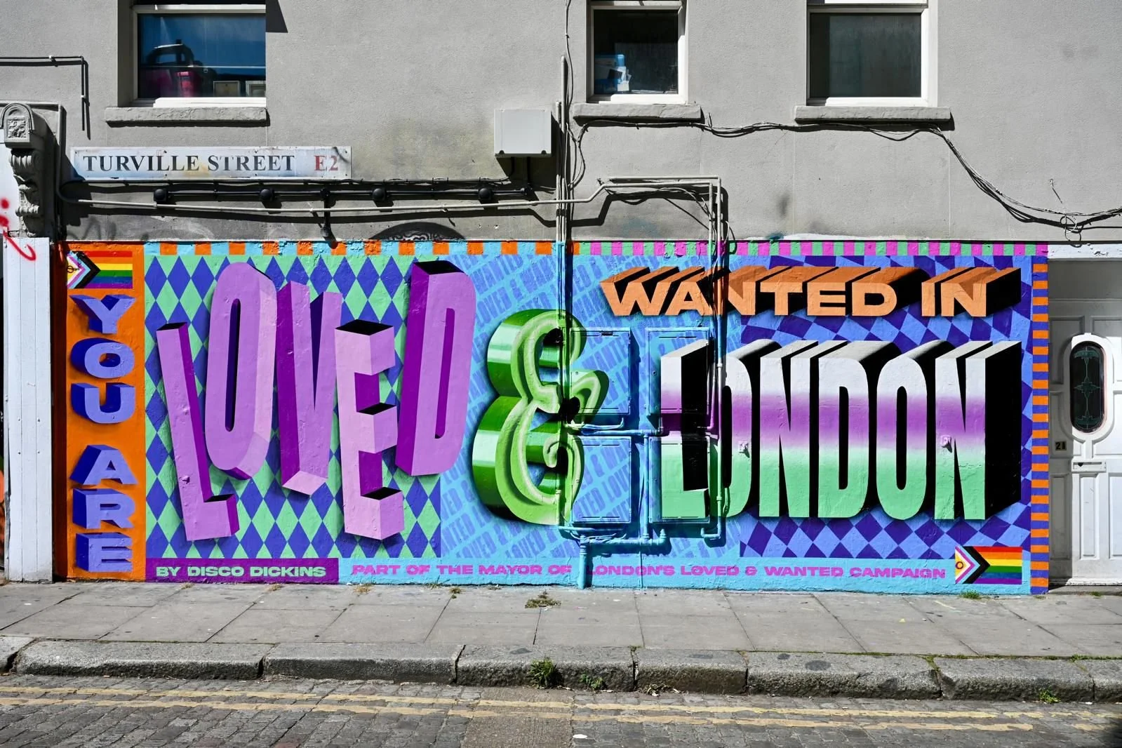 PRIDE MURAl FOR THE LONDON MAYERS OFFICE
