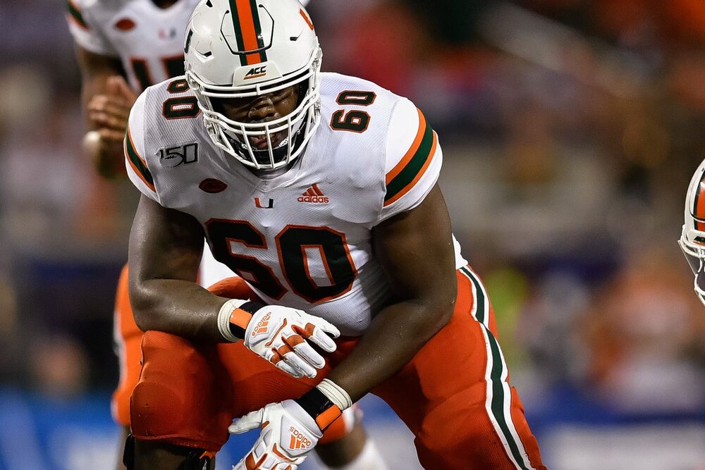 Zion Nelson, OT, Miami: Scouting Report — BLUE CHIP SCOUTING