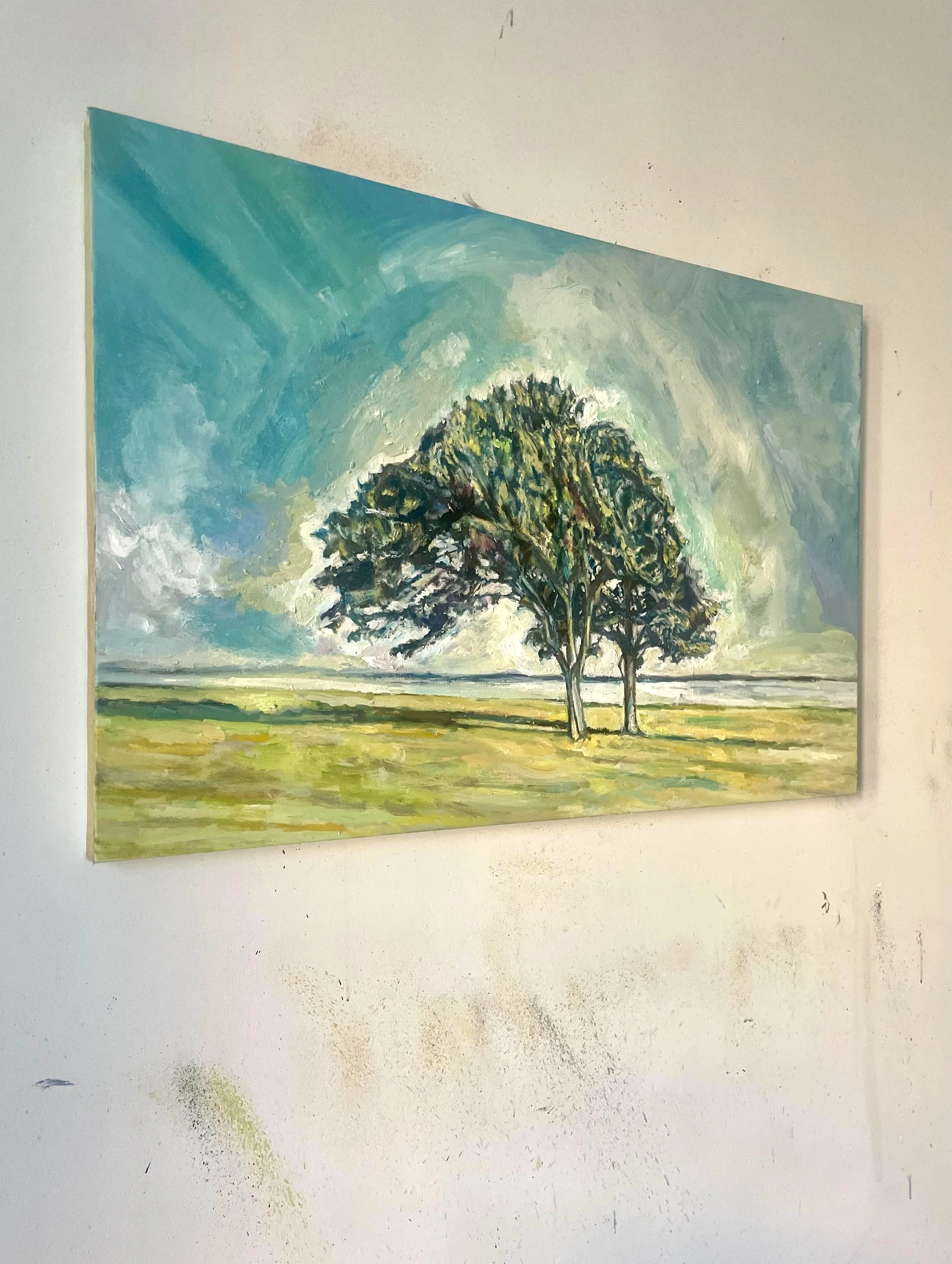    Harkness 2025,  For Alice   Oil on stretched canvas  24” x 36” 