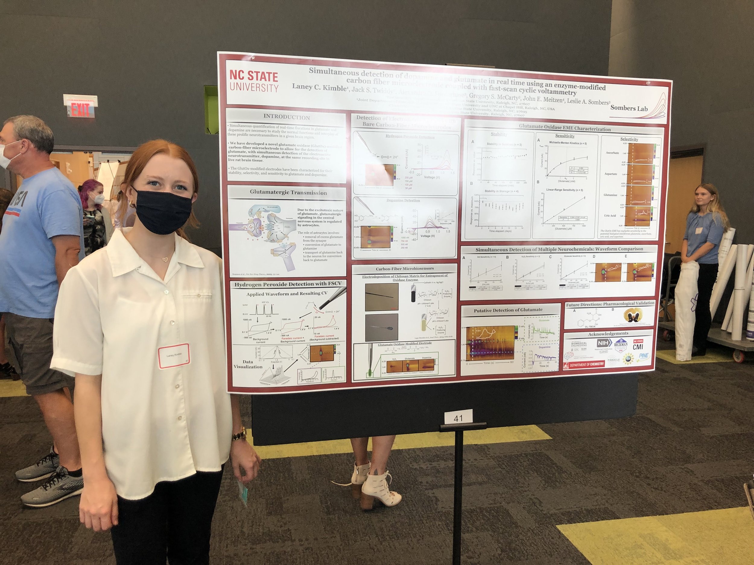 Laney Kimble presenting at the 2021 Undergraduate Research Symposium! 