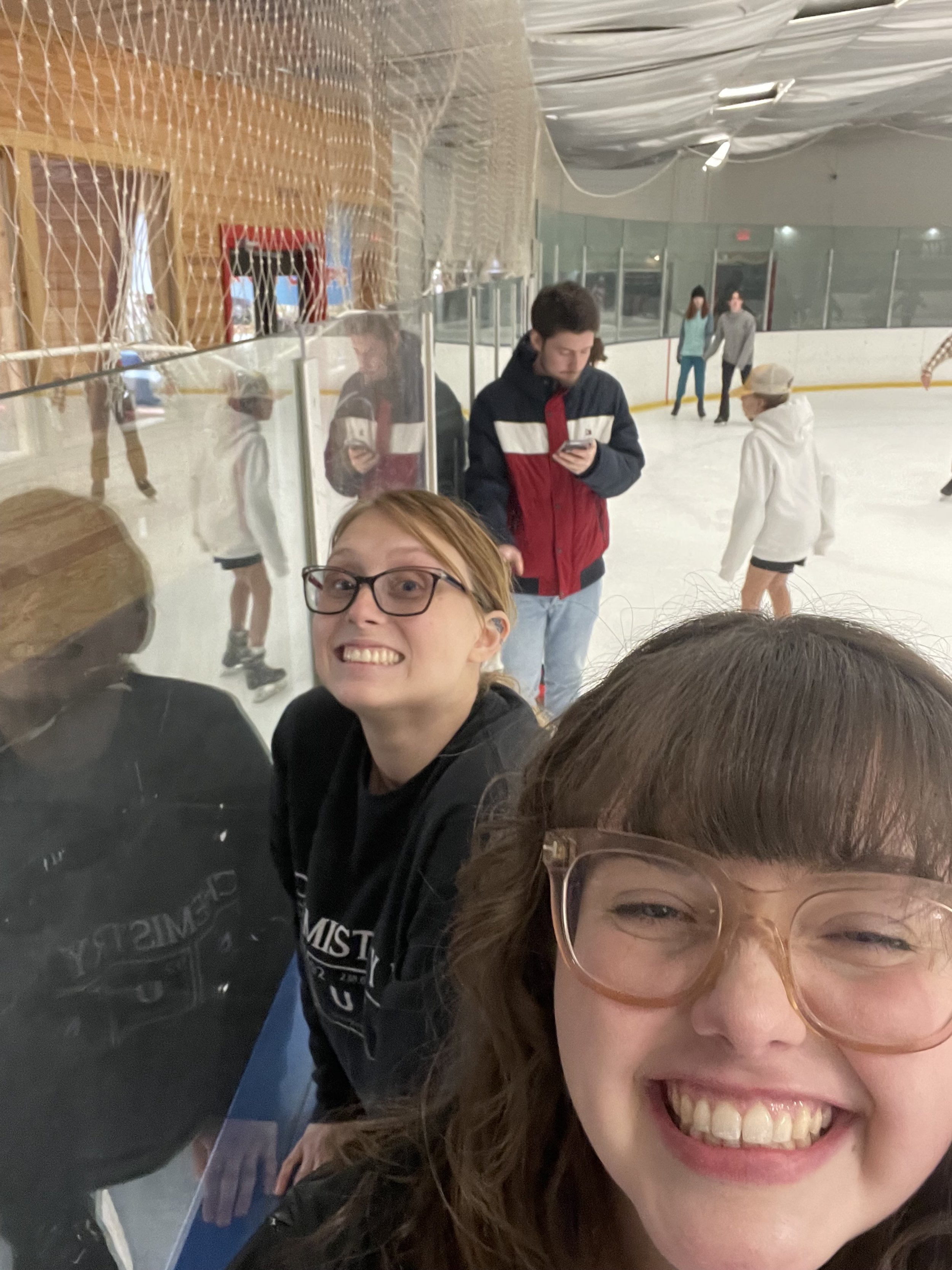 Group ice skating! 
