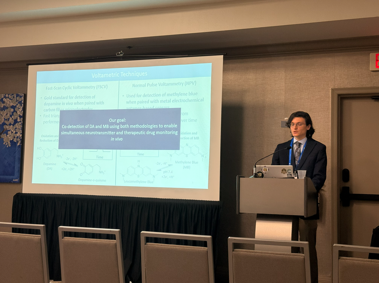 Benjamin presenting at SERMACS/SWRMACS 2025