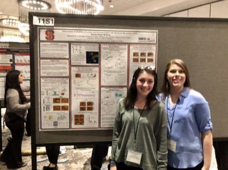 Hannah Styers and Alex Forderhase at Triangle SfN 2019!