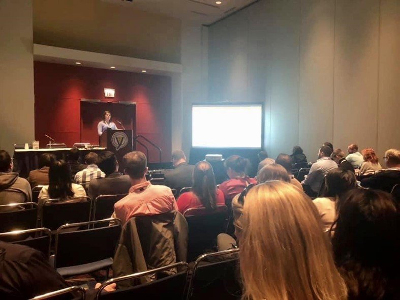 Alex Forderhase presenting at Pittcon, 2020!