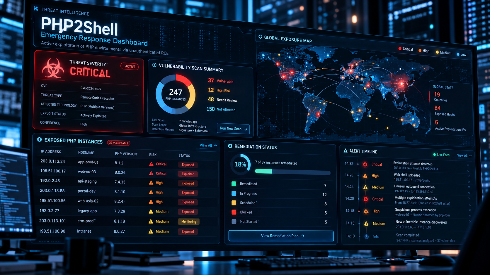 PHP2Shell: Critical PHP Vulnerabilities Put Organizations at Risk. 