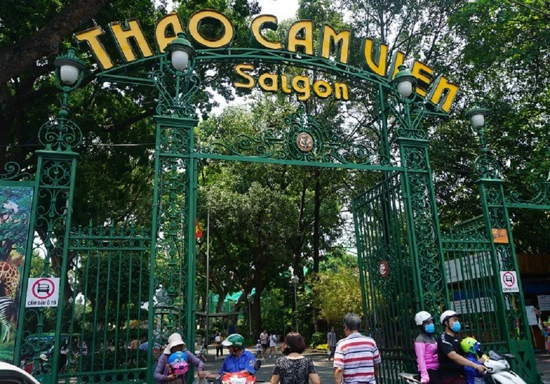 SMALL GREEN FOREST NAME THE SAIGON ZOO AND BOTANICAL GARDEN