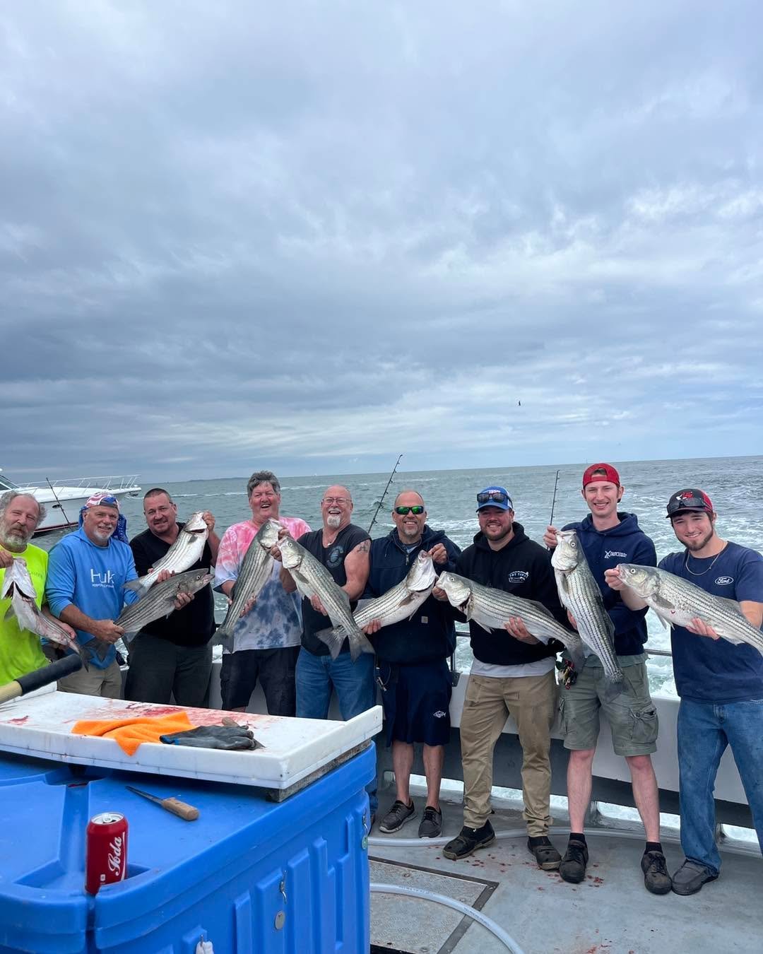 The bass fishing remains red hot!!! We have been seeing full limits every trip with lots of others going back over the rail the passed few days. Who said there was a striper shortage?