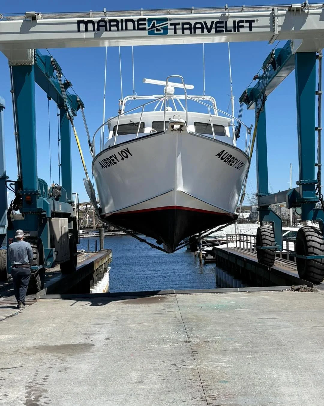 Back in the water and one step closer to opening day ⚓️

This week we hauled out for our annual Coast Guard inspection, checked all the boxes, and got her splashed back in the water and ready for the season ahead. There&rsquo;s a lot of work behind t