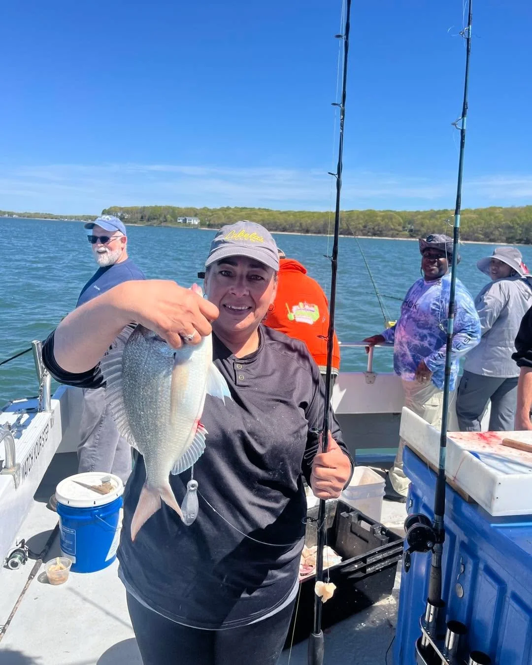 Steady as she goes!  That was the theme today on the porgy grounds, nice steady pick
Of quality scup the whole morning! Even had a token seabass.