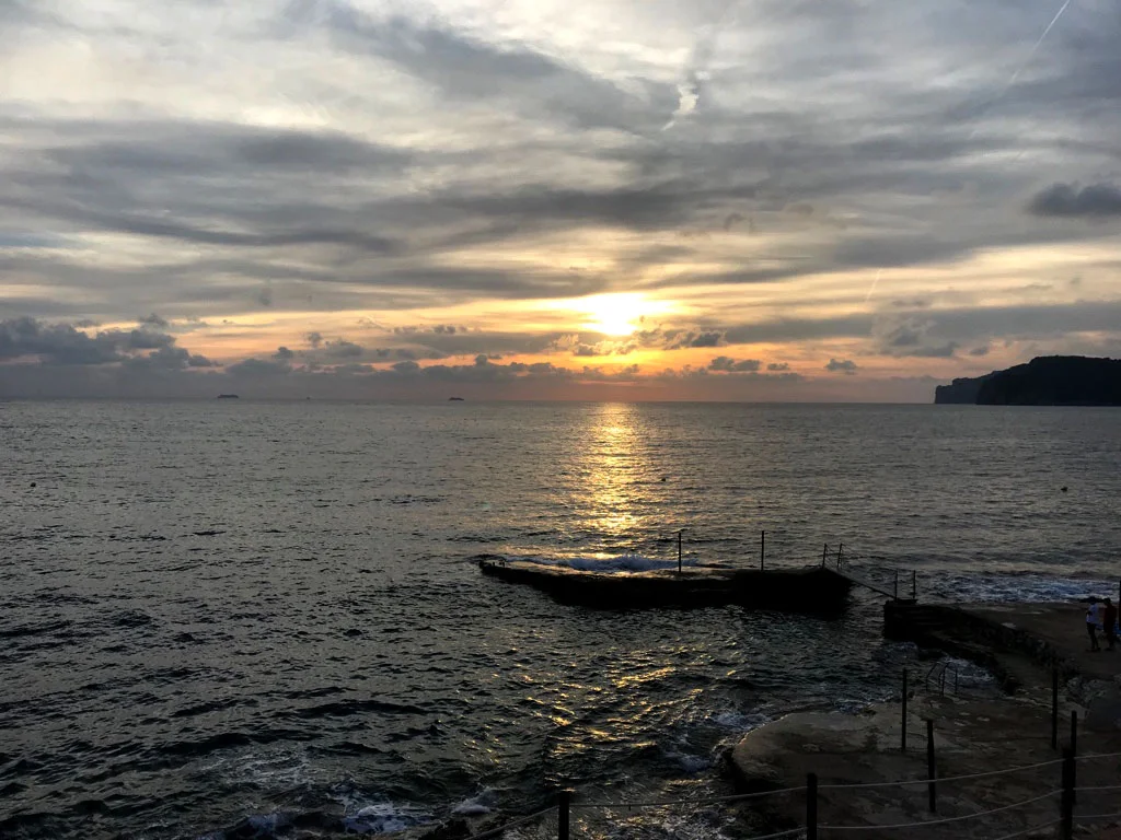 Sonnenuntergang Costa de la Calma im Januar