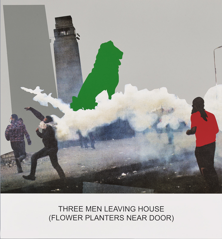 The News: Three Men Leaving House..., 2014