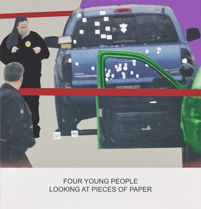 The News: Four Young People Looking..., 2014