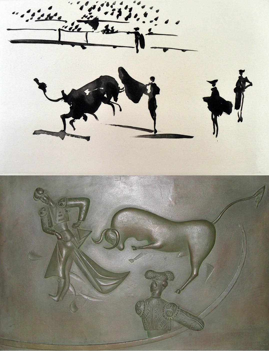 PABLO PICASSO Y ÁNGEL FERRANT. Tauromaquias