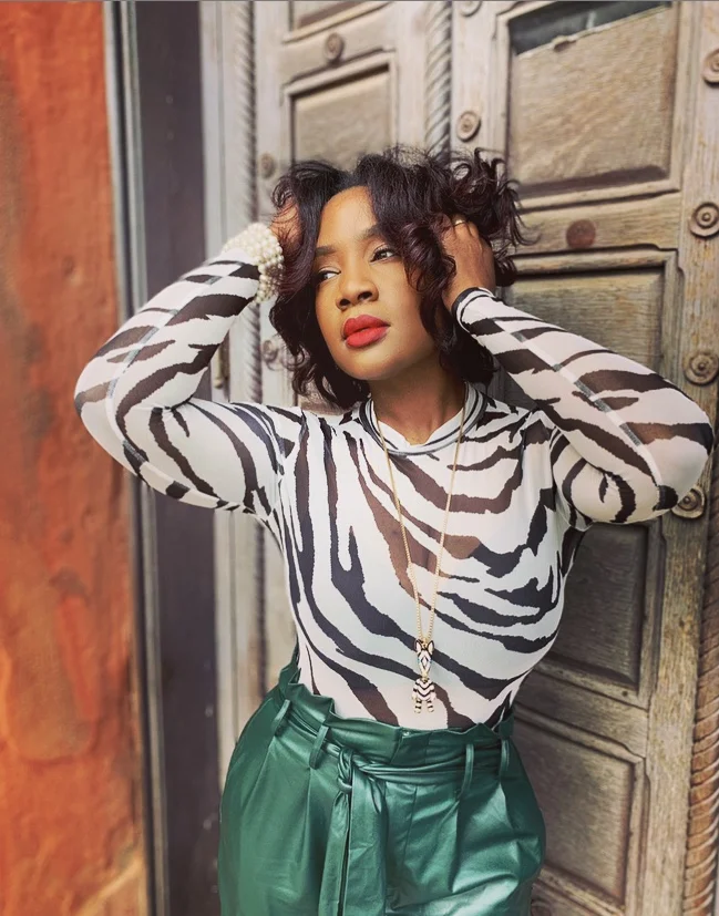 Zebra Print Sheer Bodysuit