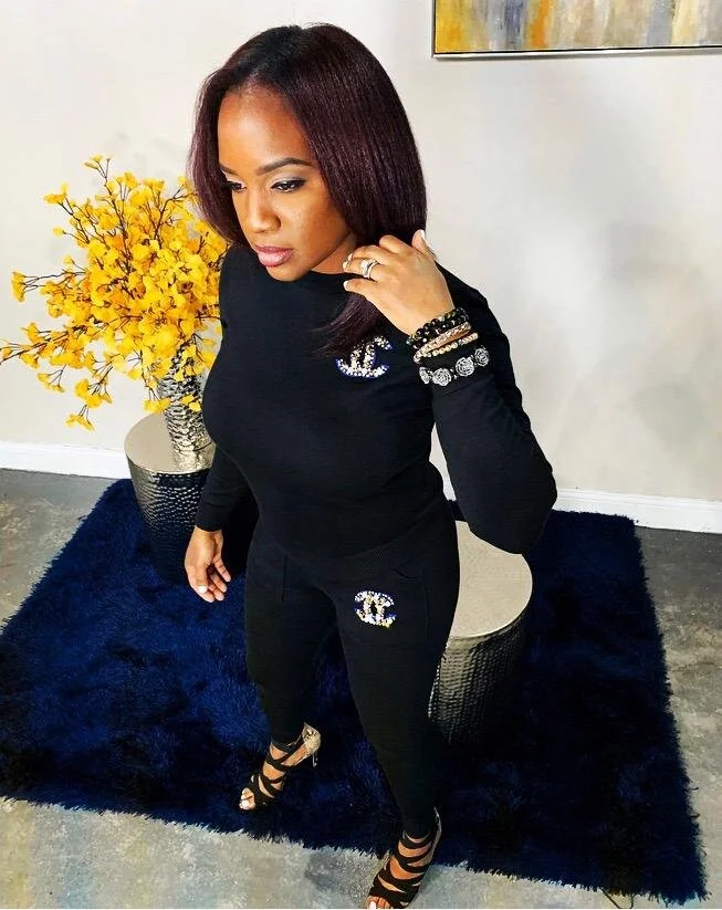 BLACK CC 2 PIECE SET