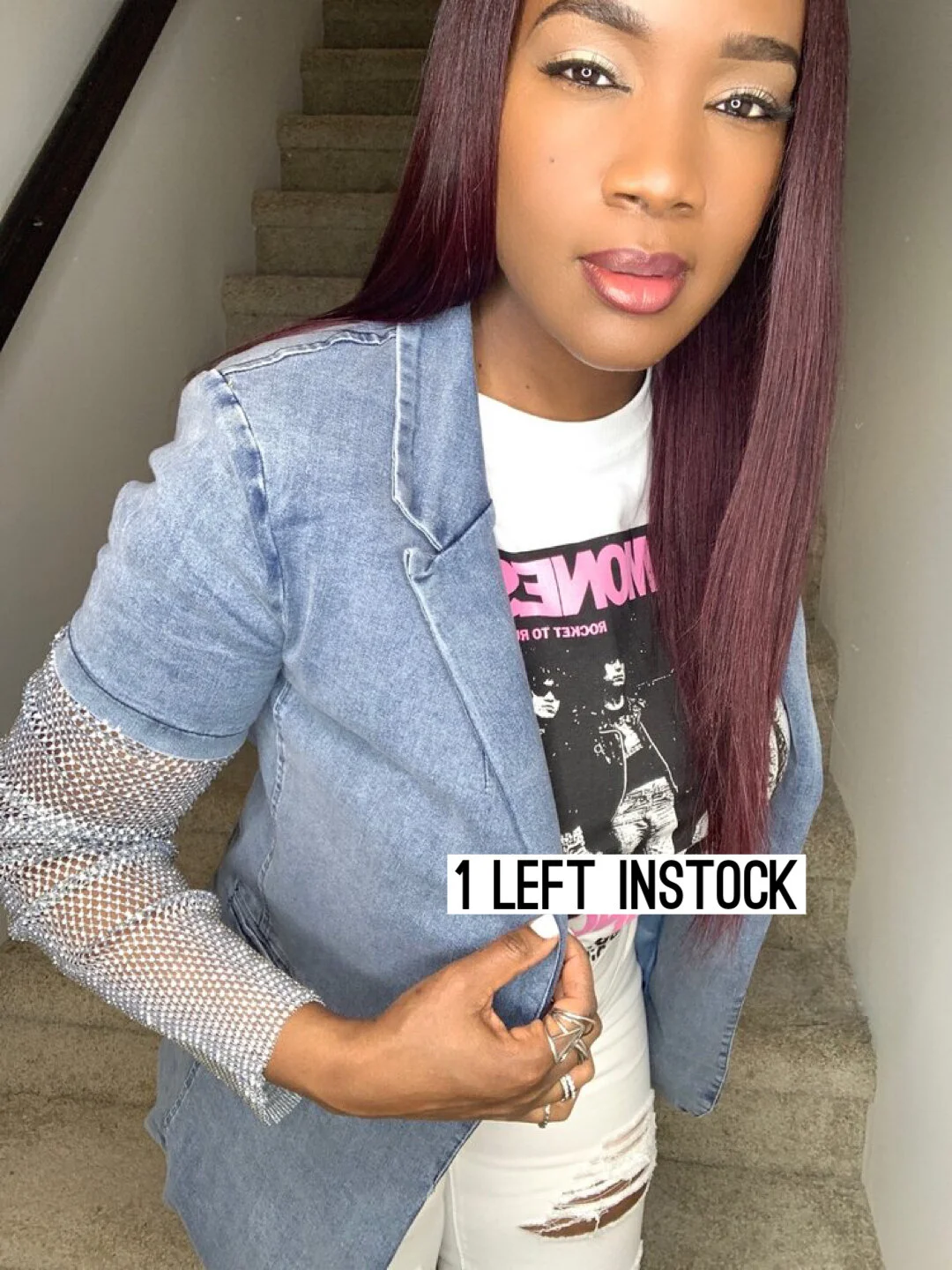 DENIM ROCK STAR BLAZER