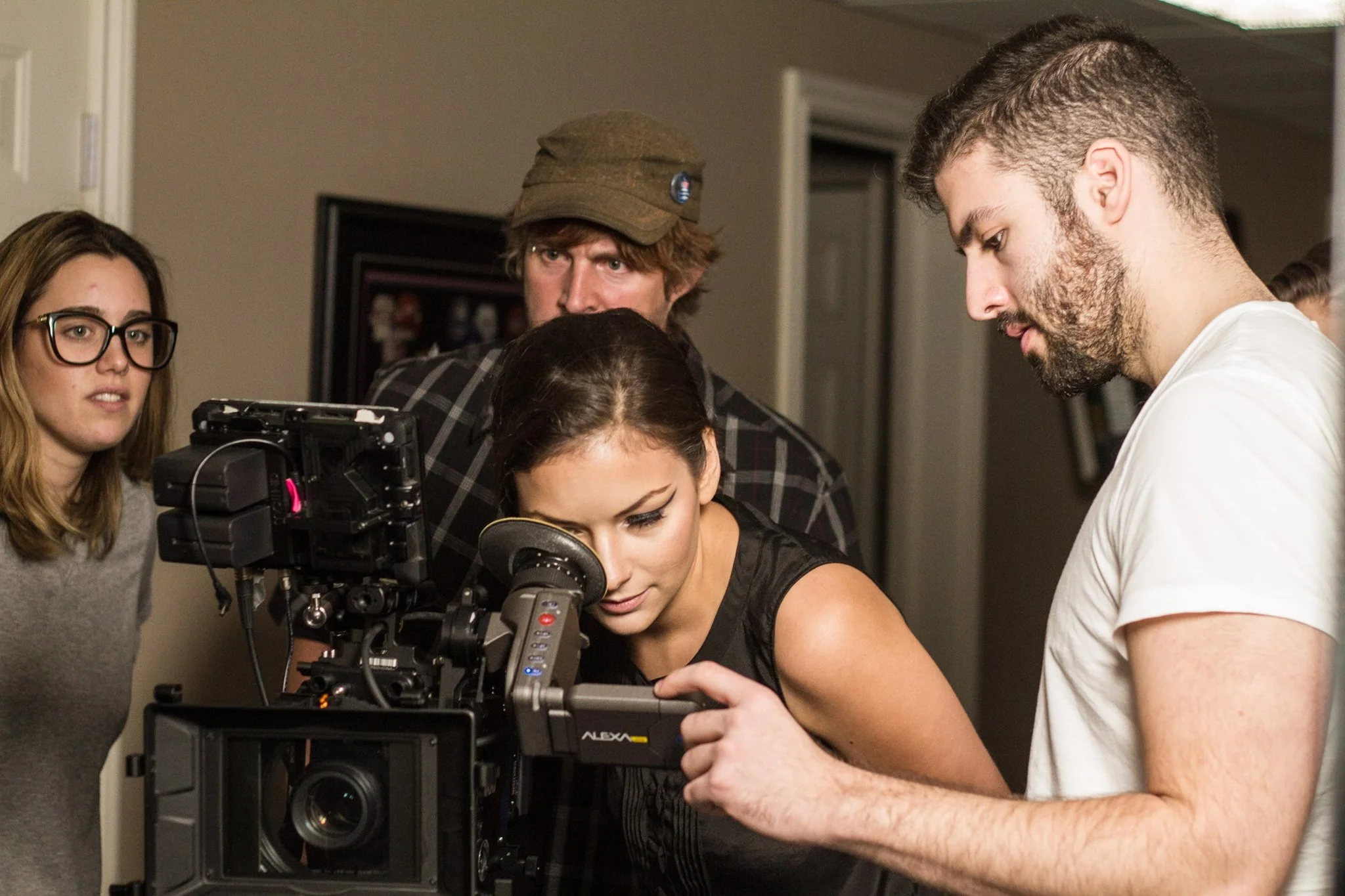 On set with Gavin Booth for the Crissi Cochrane music video