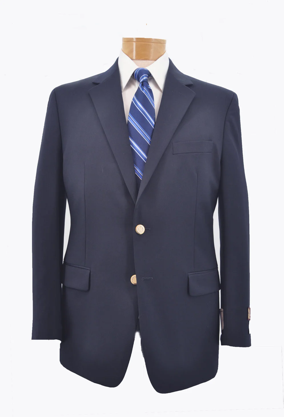Petrocelli Pure Wool Navy Blazer