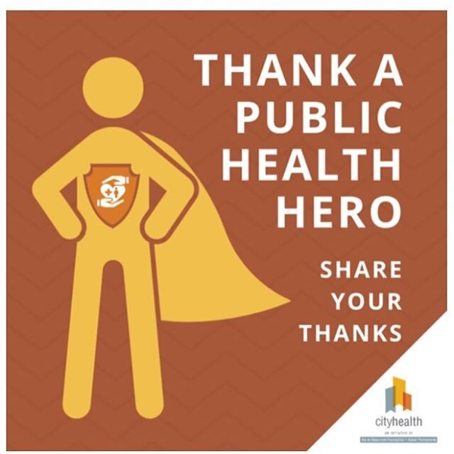 It&rsquo;s national public health week! Have you thanked a public health hero?