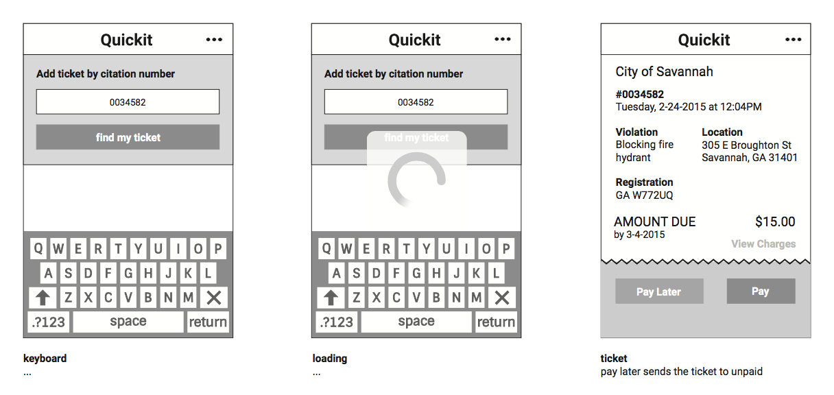 Loading the Ticket
