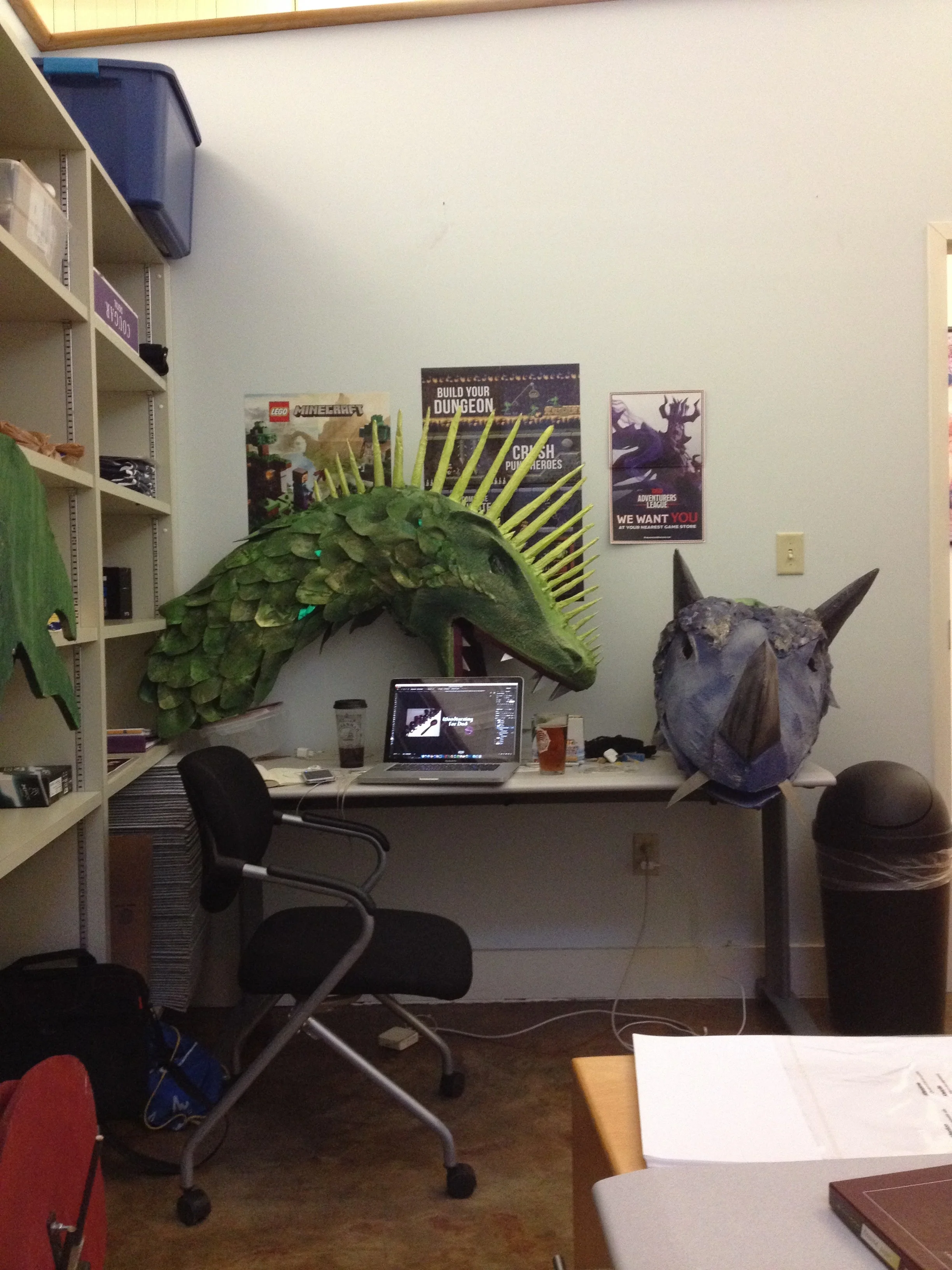  My office space fluctuated frequently, since there was always something new happening, everyday. It wasn’t uncommon to share my desk space with others, or to find a free table to set up my laptop to work—or sometimes even work from the bar next door