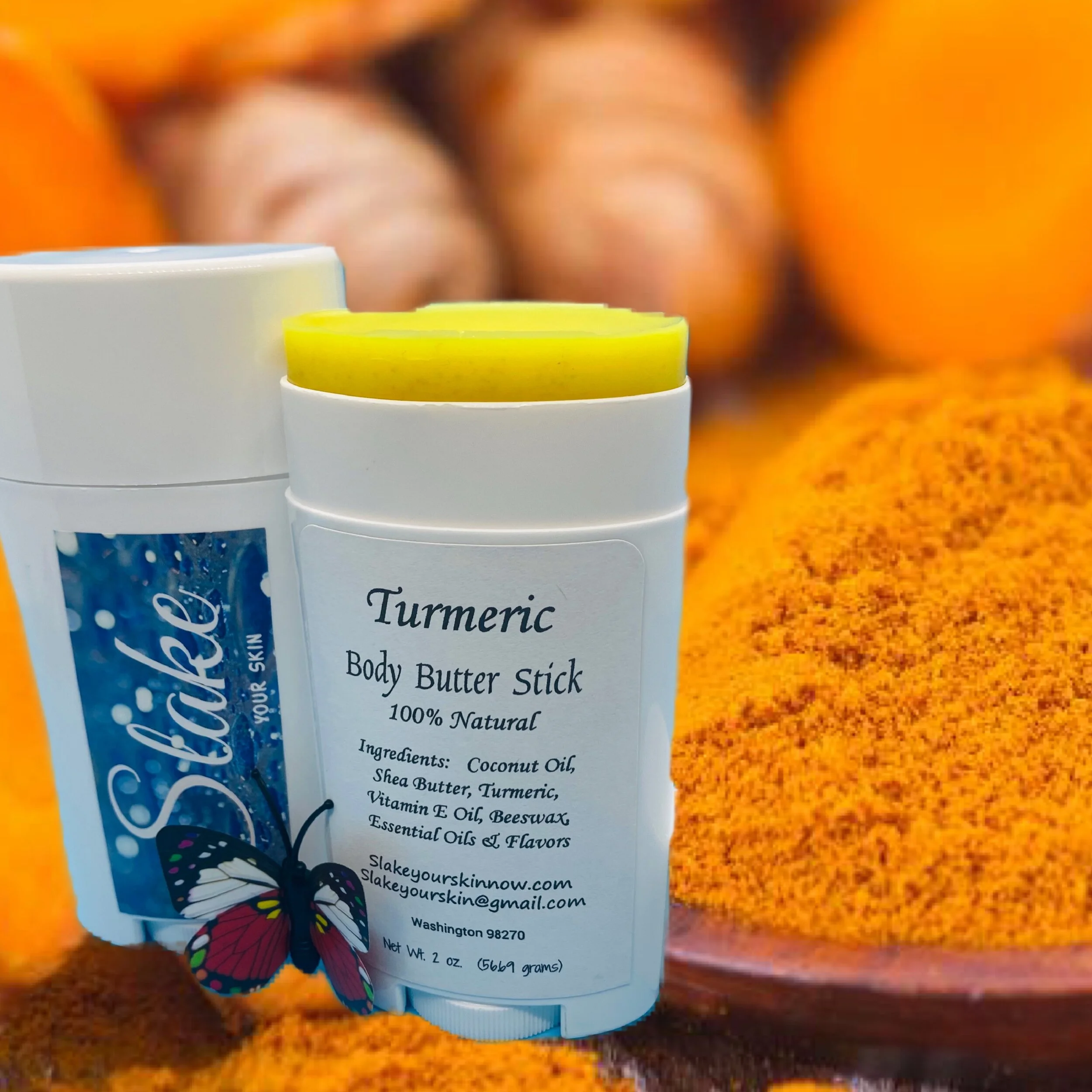 Slake Vanilla Turmeric Body Butter Stick