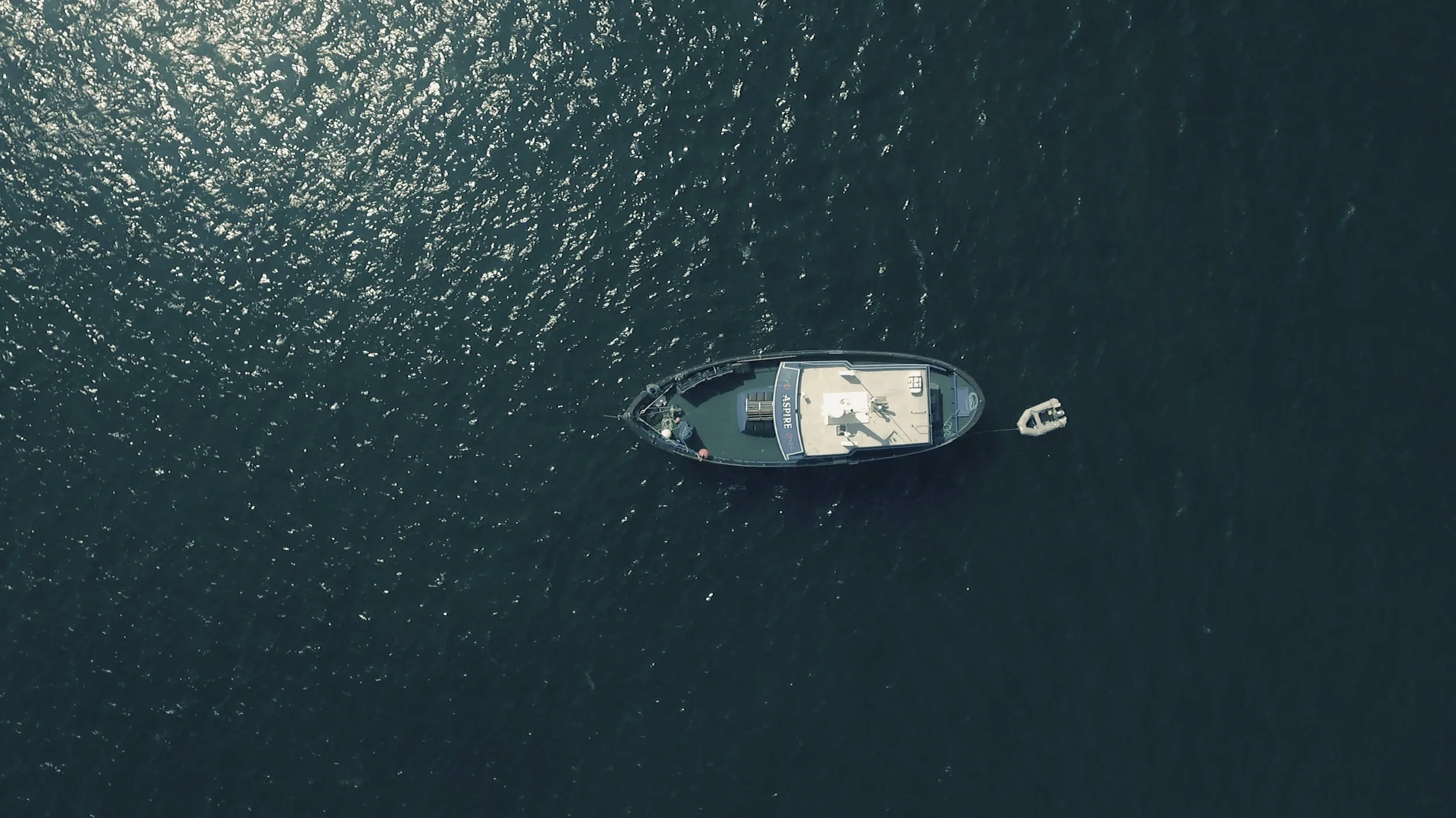 A boat on a calm sea. Permanently resolve and overcome trauma and fears.