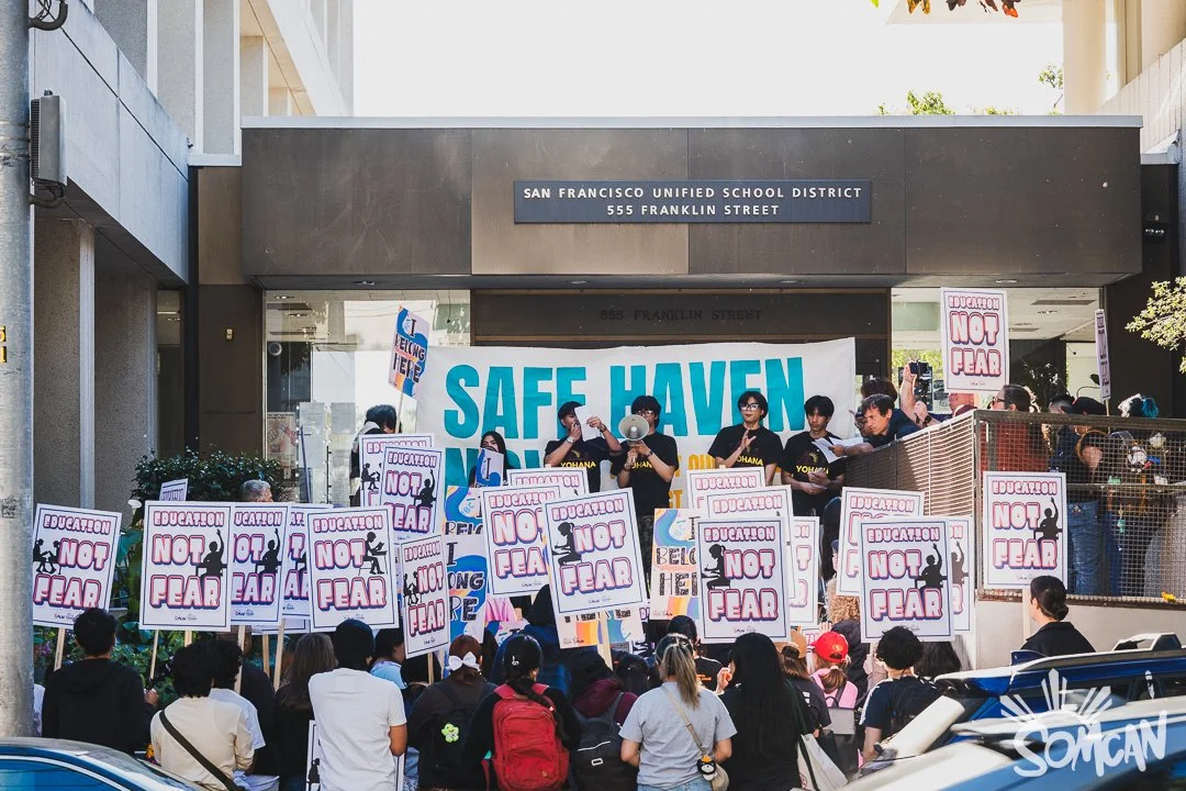 YOHANA Safe Haven Now Rally and Press Conference and SFUSD Hearing