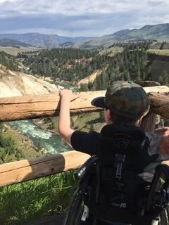 At Yellowstone National Park, heading due east…