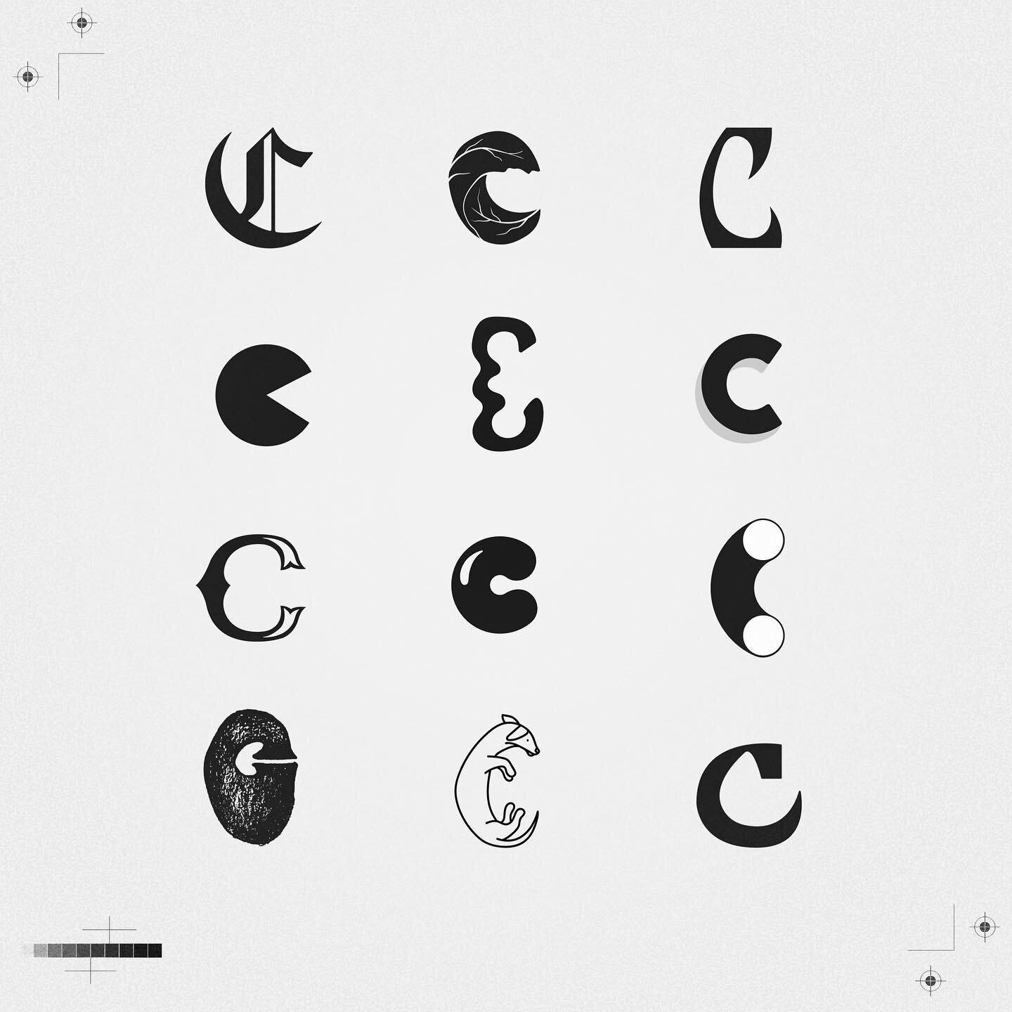 Let&rsquo;s hear it for the c&rsquo;s 👏🏼 
 
Ended up getting weird with a couple of these and it was a blast ✨
 
 
#48wot #typograpyinsta #fontstudy #typographyinspiration #typedesigner #visualidentityproject #workfromhomemom #visualidentity #suppo
