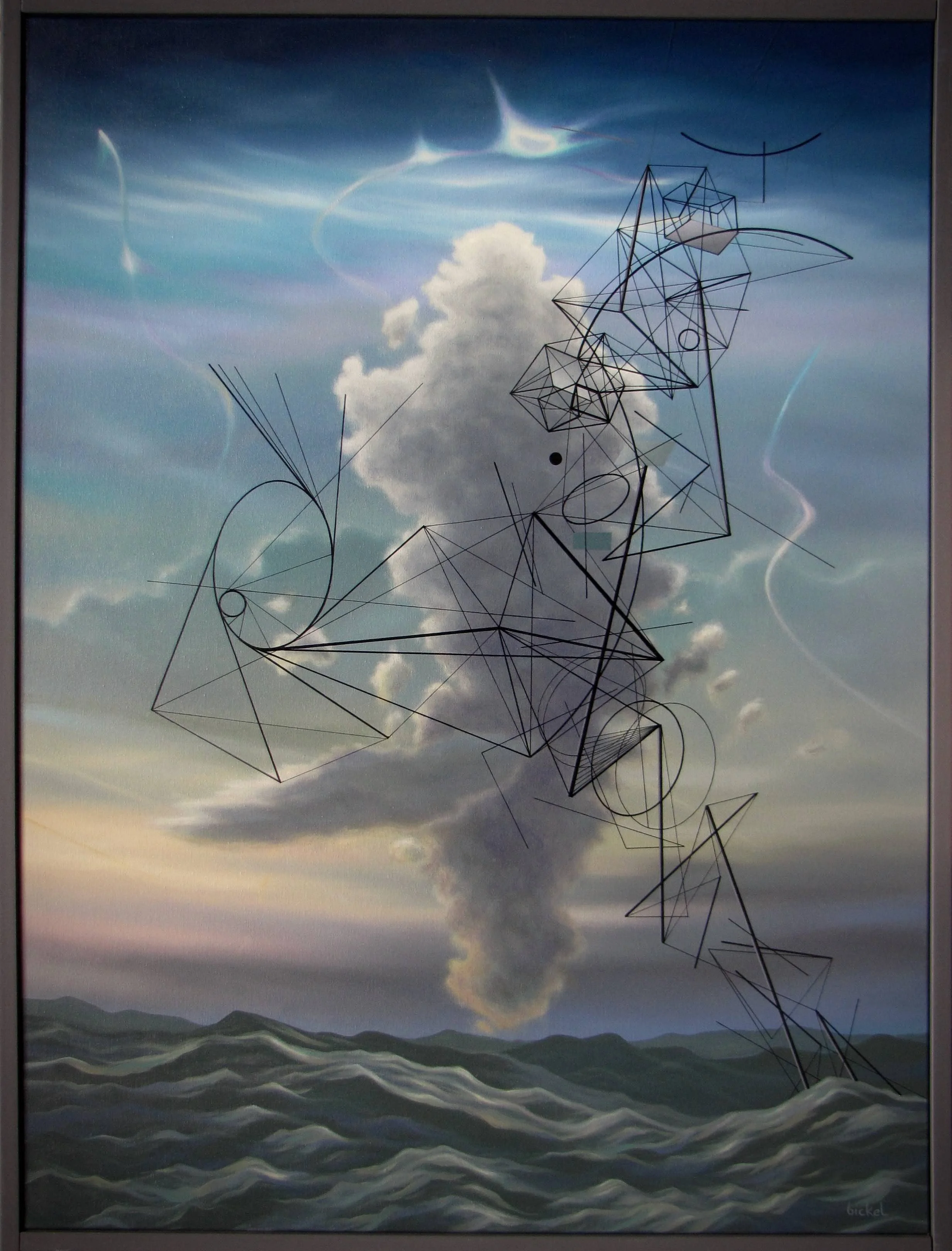  #206 decorative formations 40×30 oil on canvas 