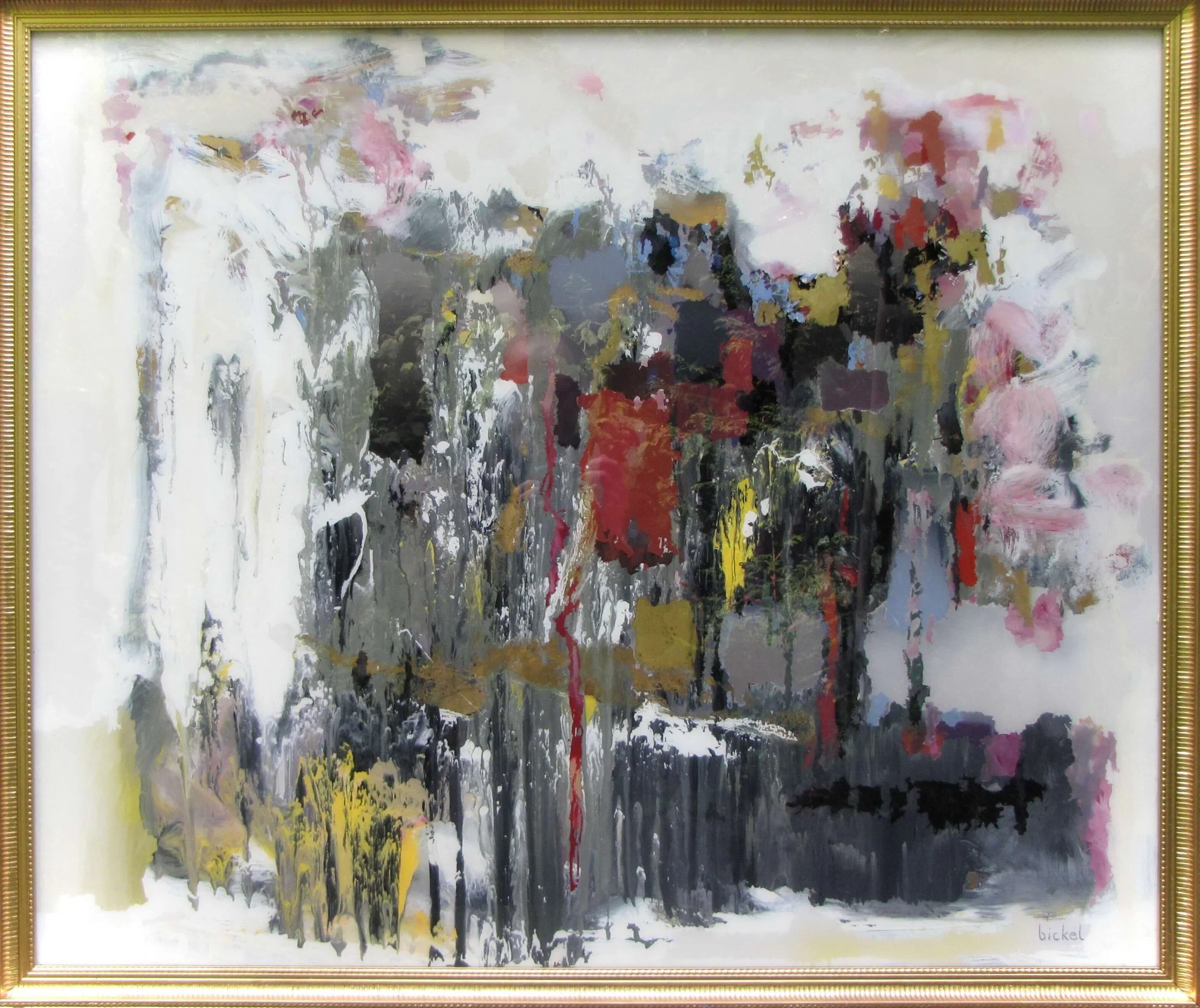  #272 impermanence 36×42 acrylic on reverse glass 